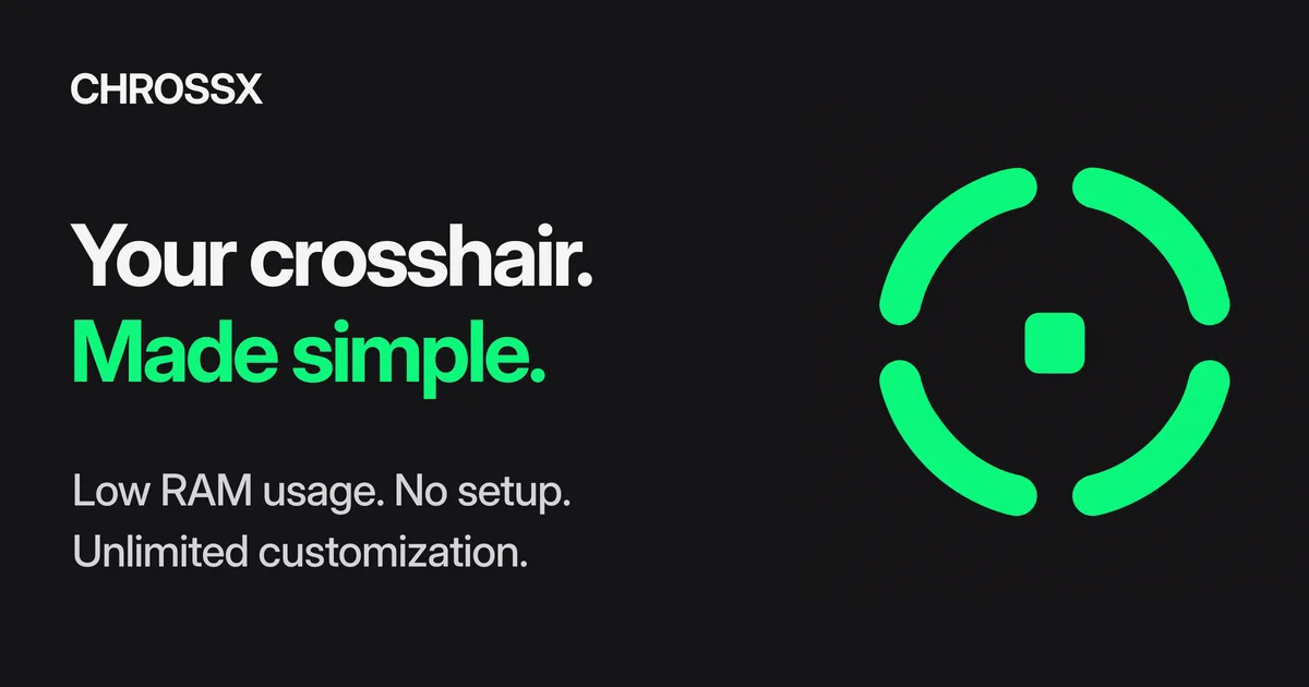 ChrossX crosshair overlay product preview